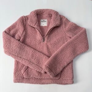 Hollister Pink Cowl Neck Sweater Plush and Cozy